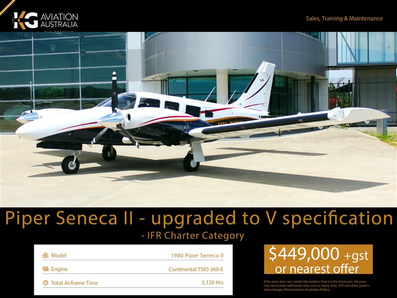 1980 Piper Seneca II Aircraft