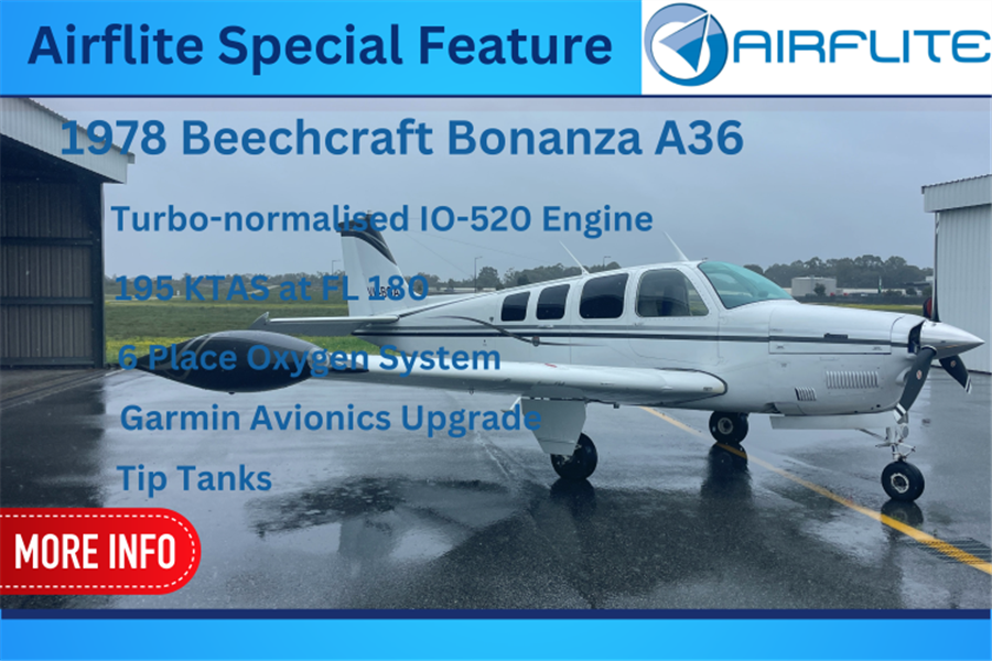 1978 Beechcraft Bonanza A36 Aircraft