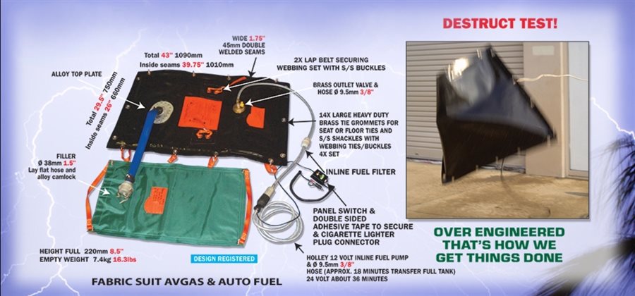 Fuel System - Turtle Pac - Auxilary Fuel Tank