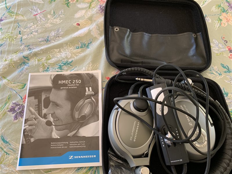 Headsets - Sennheiser HMEC250 NoiseGuard 20 aviation headset