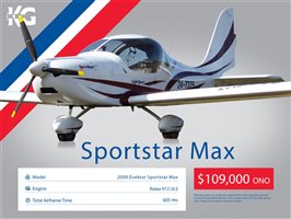 2009 Evektor Sportstar Max Aircraft
