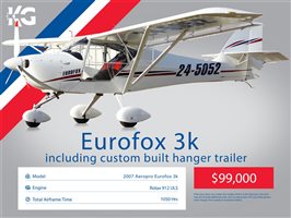 2007 Aeropro Eurofox 3K Aircraft