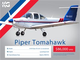 1978 Piper Tomahawk Aircraft