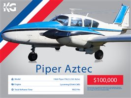 1964 Piper Aztec Aircraft