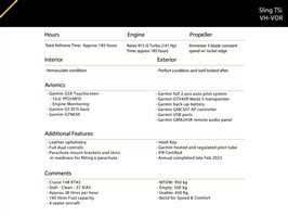 2021 Sling TSI Aircraft