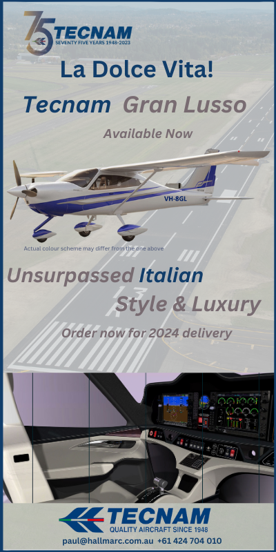 Tecnam Gran Lusso RHS and Homepage